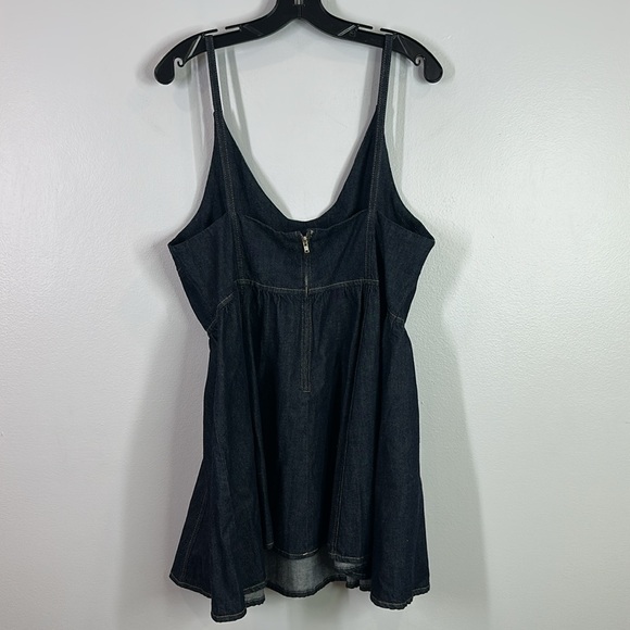 Zara denim fit and flare mini dress size 2XL - Picture 5 of 7